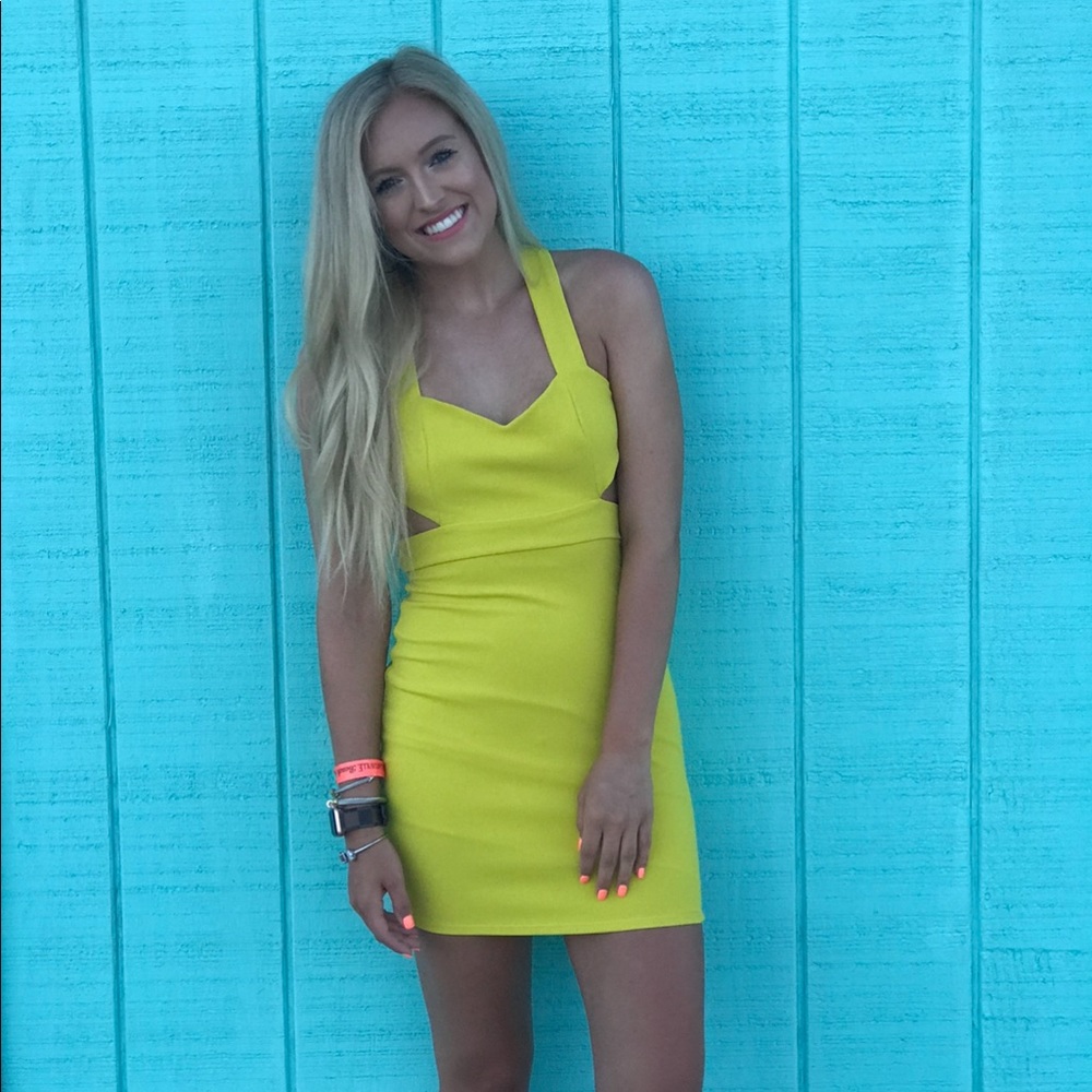 Bright Yellow Dress